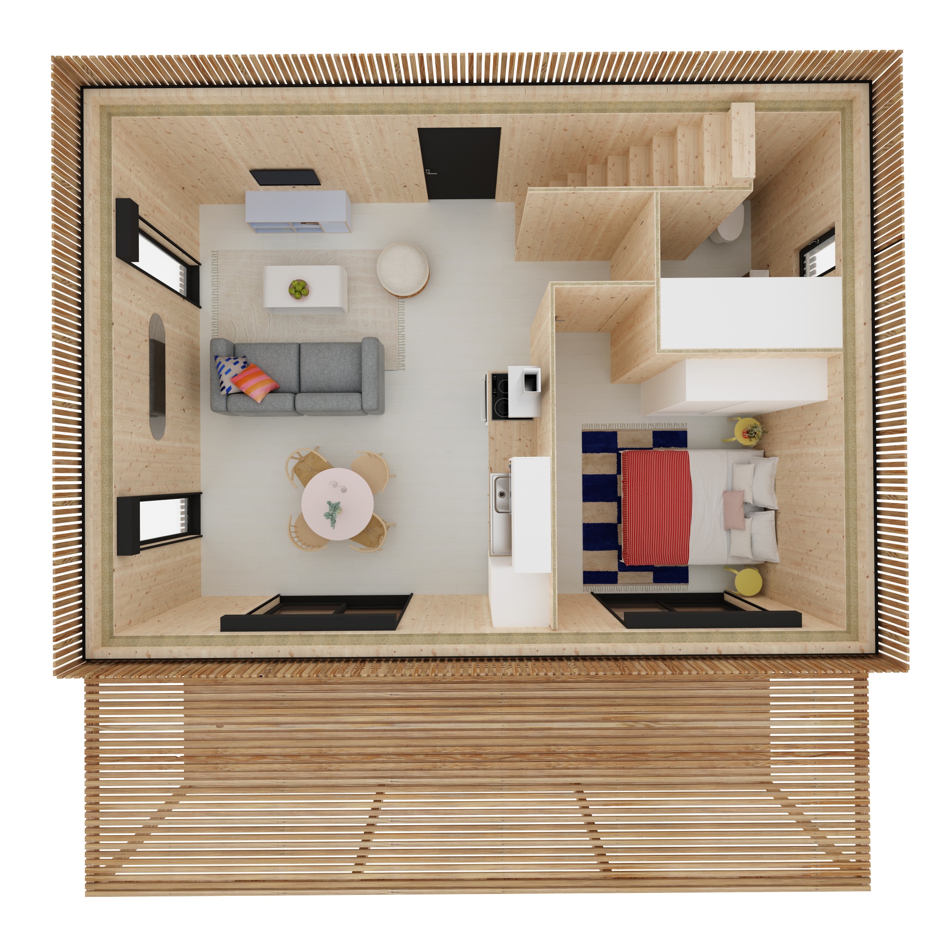 Maison M60T, vue extérieure
