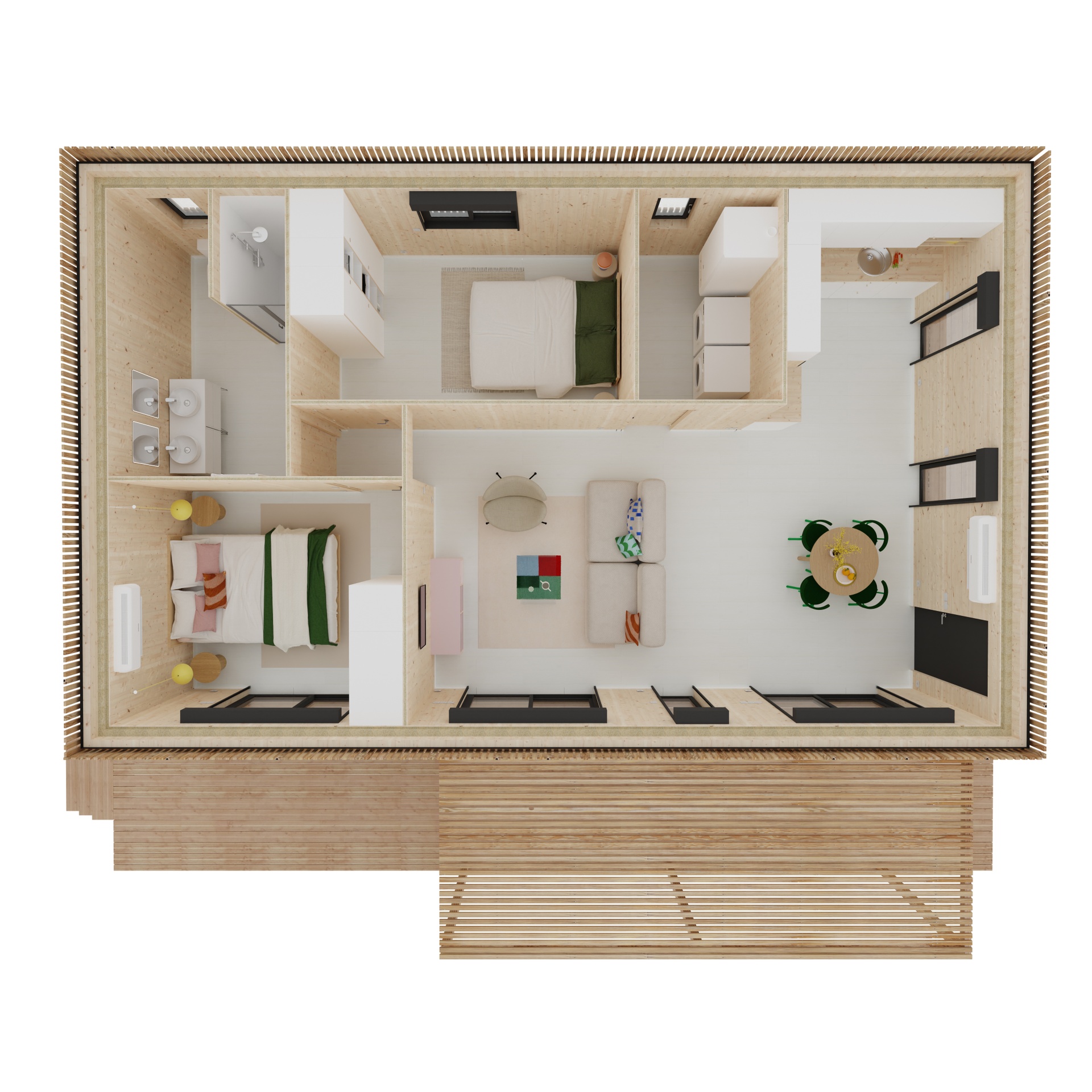 Maison M60R, vue extérieure