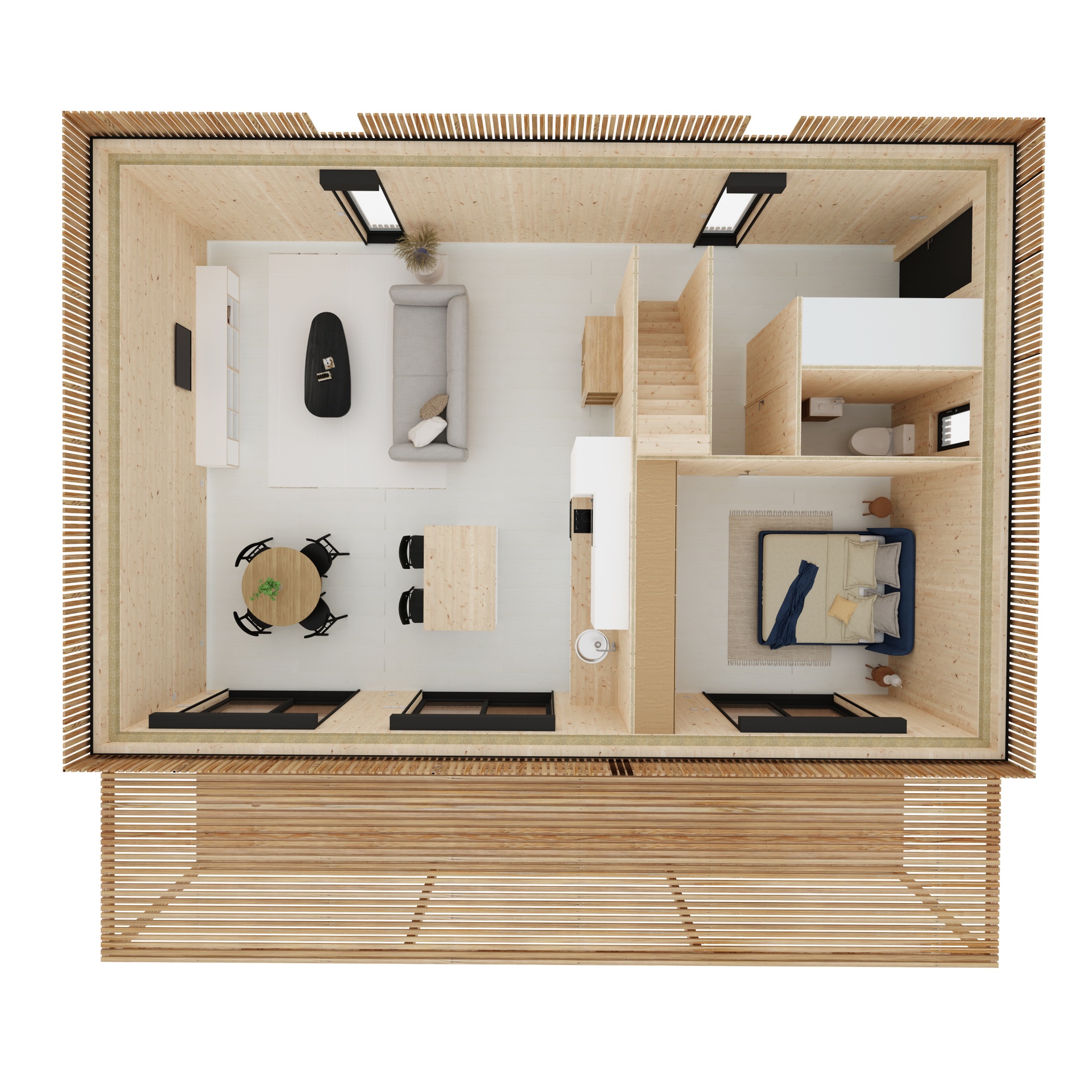 Maison M90T, vue extérieure