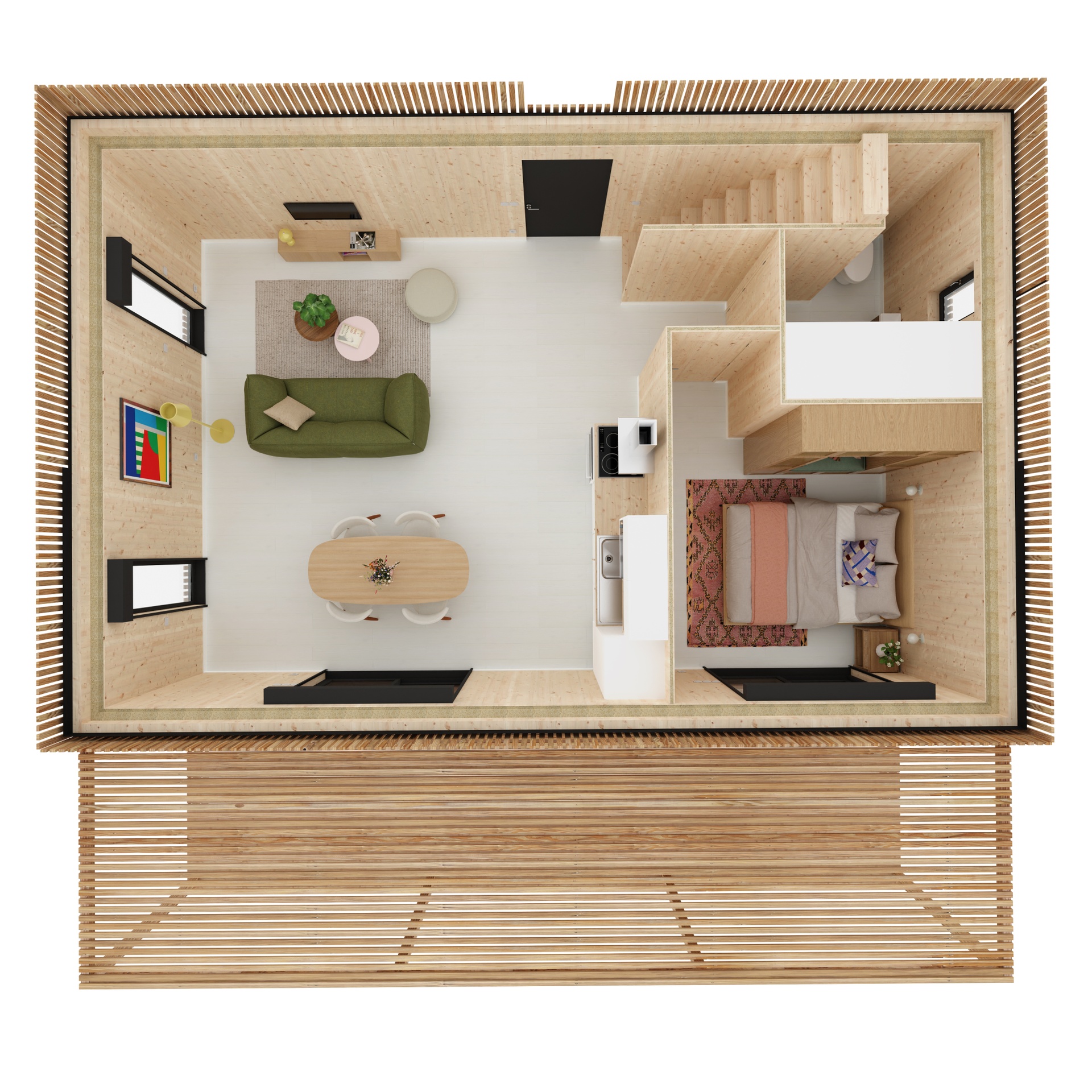Maison M70T, vue extérieure