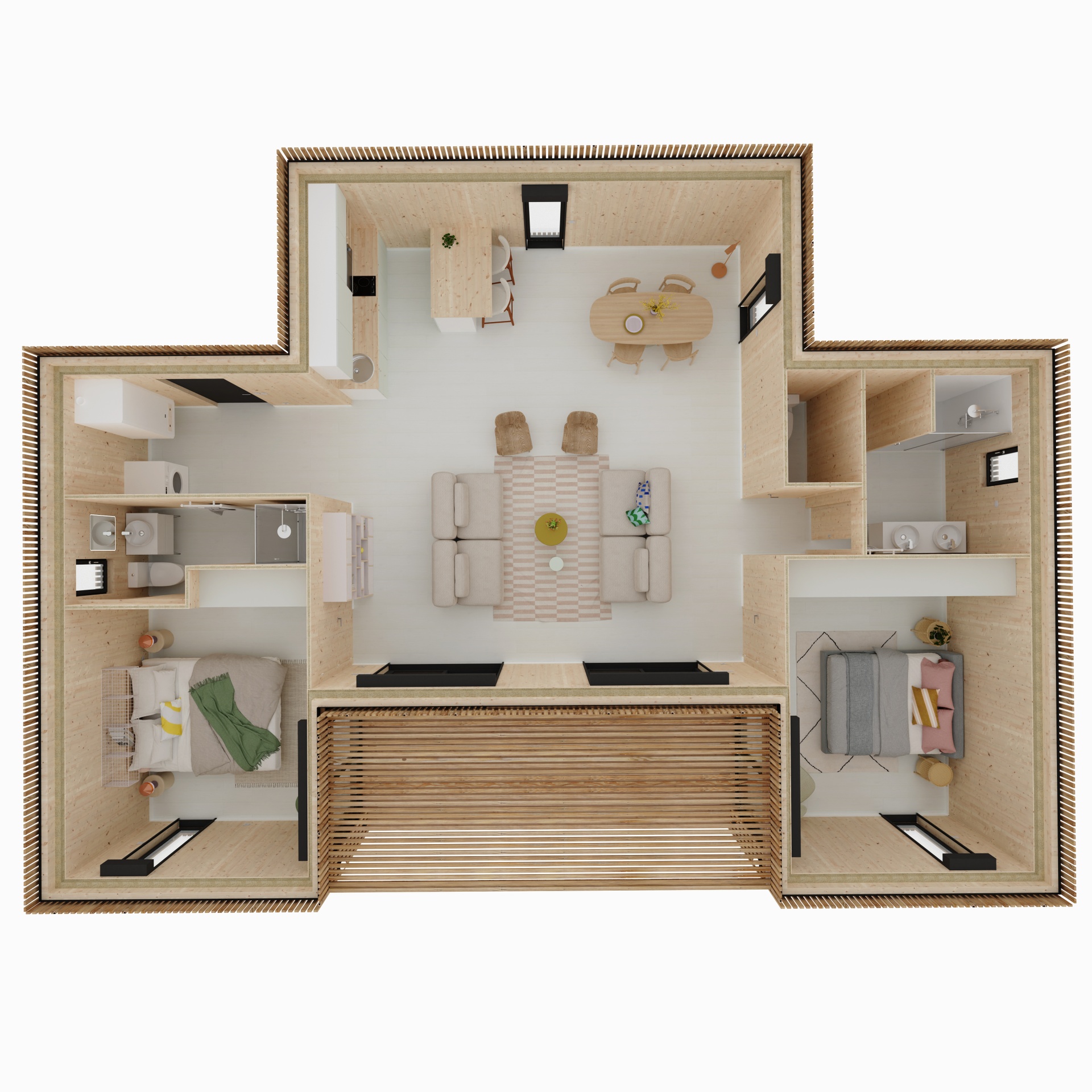 Maison M80V, vue extérieure