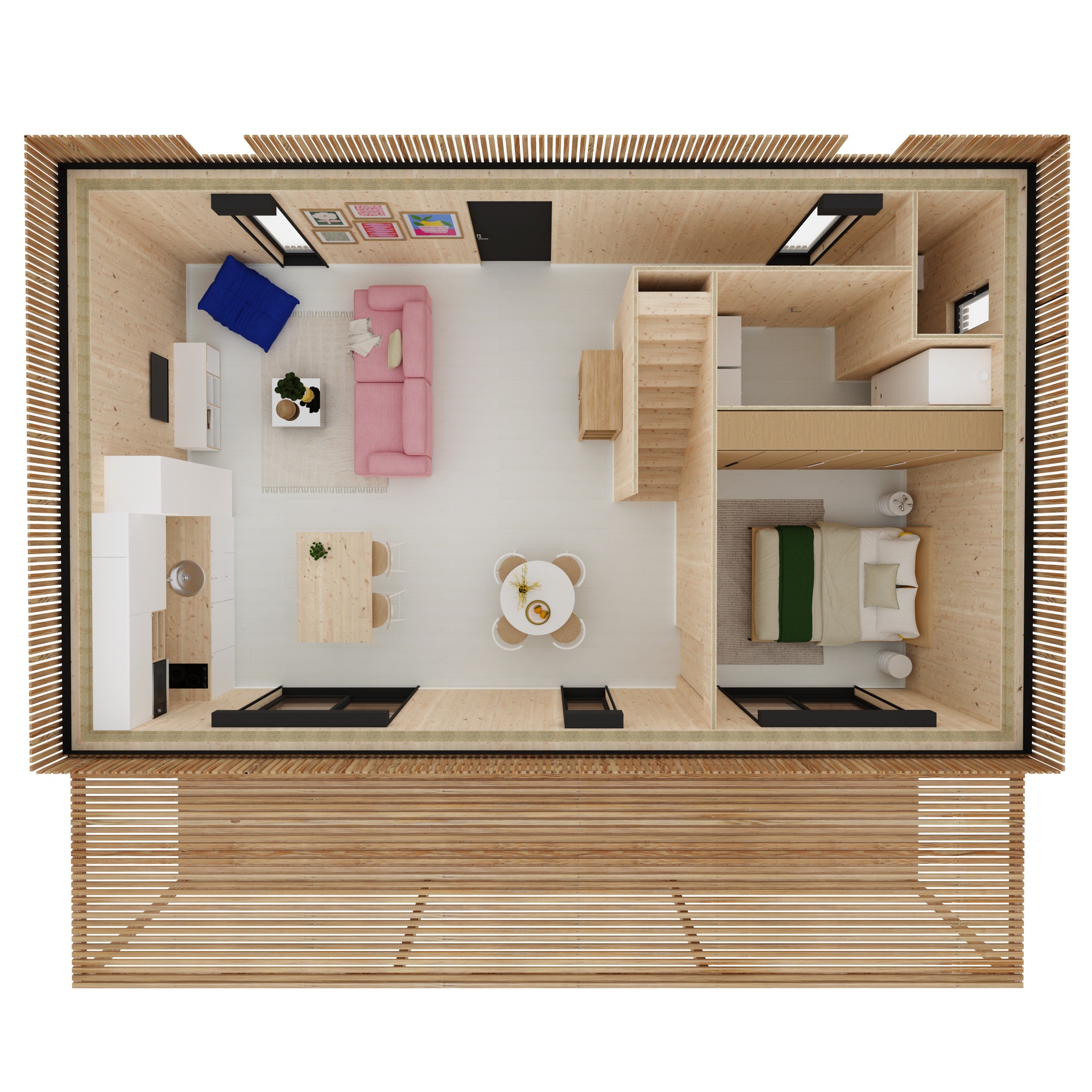 Maison M80T, vue extérieure